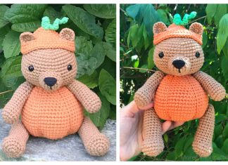 Halloween Crochet Pumpkin Bear Amigurumi Free Patterns Halloween Crochet Pumpkin Bear Amigurumi Free Patterns