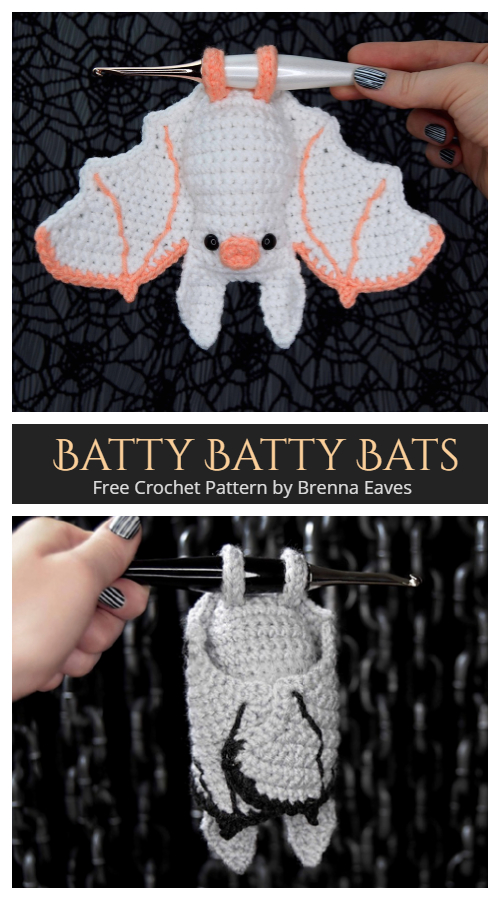 Halloween Crochet Batty Bats Amigurumi Free Patterns