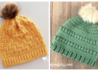 Bead Stitch Beanie Hat Free Crochet Patterns Bead Stitch Beanie Hat Free Crochet Patterns
