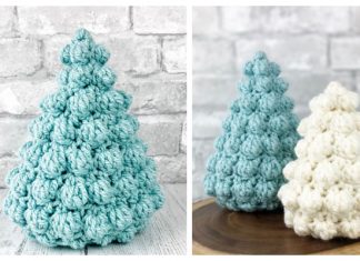 Bobble Christmas Tree Free Crochet Patterns + Video Bobble Christmas Tree Free Crochet Patterns