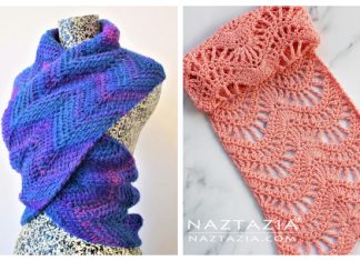 Chevron Scarf Free Crochet Patterns Chevron Scarf Free Crochet Patterns