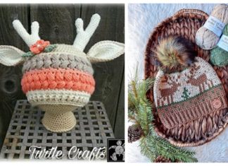 Vintage Deer Hat Free Crochet Patterns for Christmas Vintage Deer Hat Free Crochet Patterns for Christmas