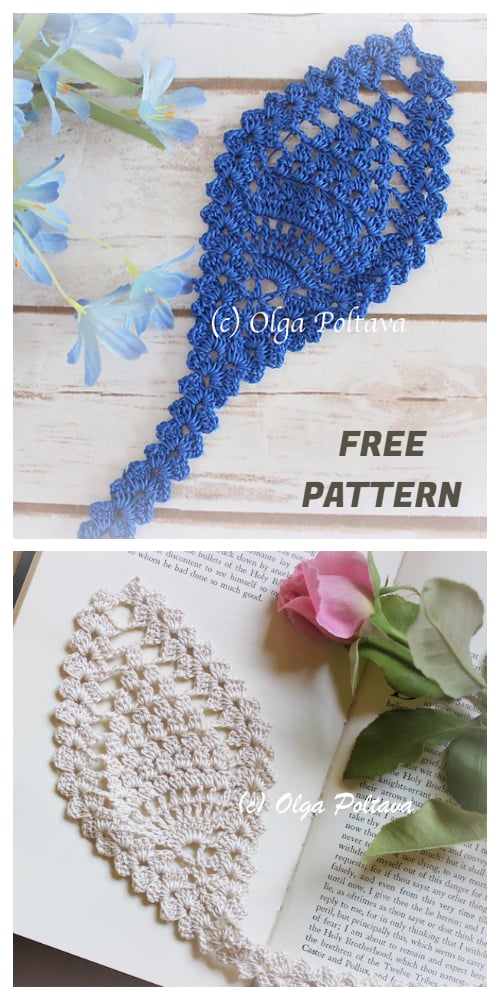 Lacy Pineapple Bookmark Free Crochet Patterns
