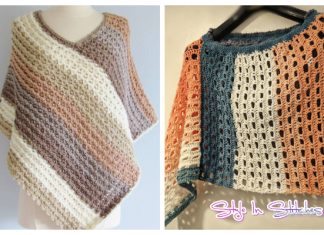 Women Sunset Poncho Free Crochet Patterns Women Sunset Poncho Free Crochet Patterns