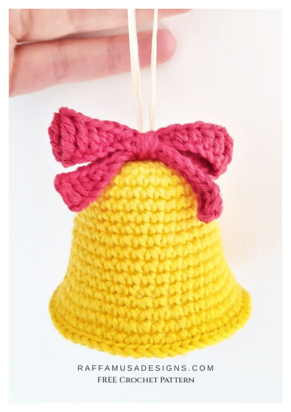 Christmas Bell Amigurumi Free Crochet Pattern