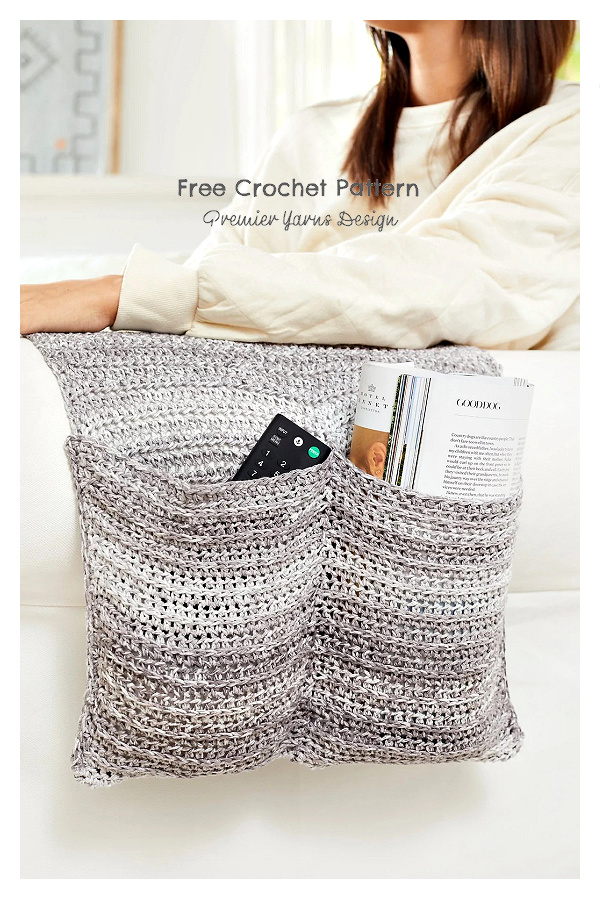 Couch Remote Caddy Free Crochet Pattern
