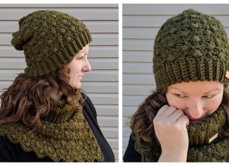 Amphitrite Slouch Hat Cowl Set Free Crochet Patterns Amphitrite Slouch Hat Cowl Set Free Crochet Patterns