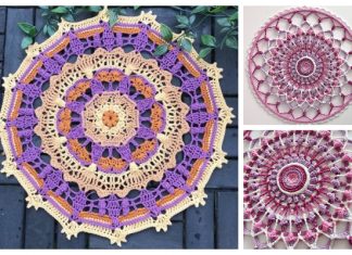 Bloom Mandala Free Crochet Patterns Bloom Mandala Free Crochet Patterns