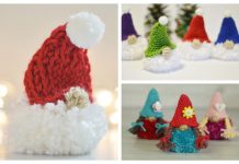 Christmas Puffball Gnome Ornament Free Crochet Patterns Christmas Puffball Gnome Ornament Free Crochet Patterns