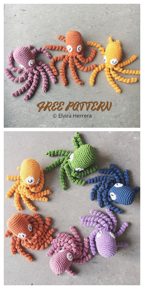Crochet Preemie Octopus Amigurumi Free Patterns