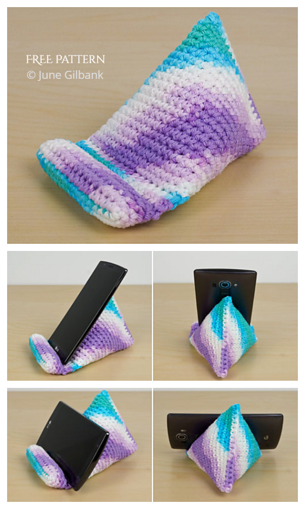 Simple Phone Stand Free Crochet Patterns
