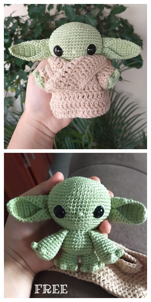 Amigurumi Baby Yoda Free Crochet Pattern