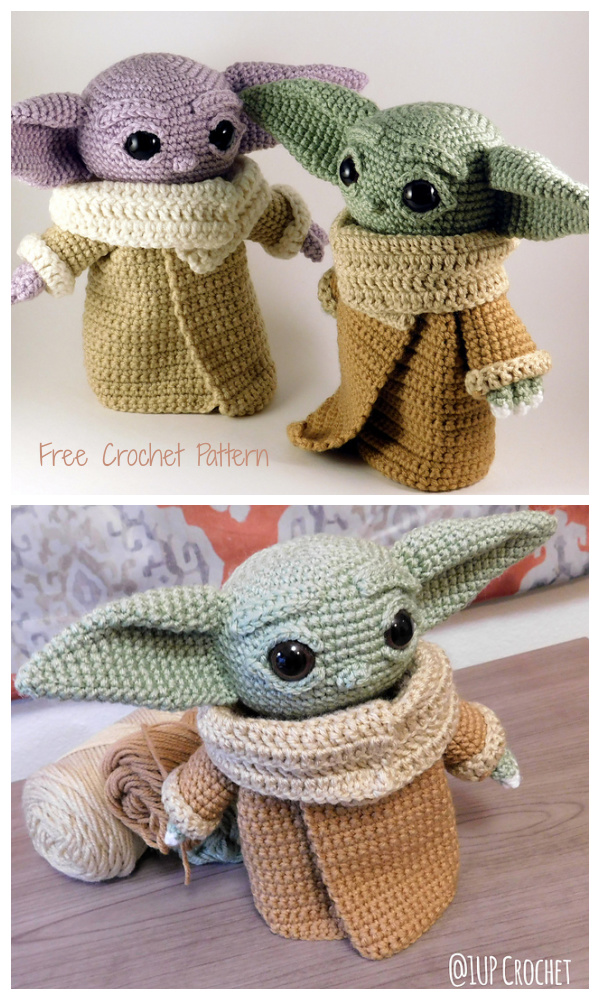 Crochet Yoda Baby Alien Amigurumi Free Patterns