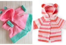 Bear Hooded Cardigan Free Crochet Pattern & Paid Bear Hooded Cardigan Free Crochet Pattern & Paid