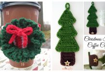 7 Christmas Coffee Mug Cozy Free Crochet Patterns Christmas Coffee Mug Cozy Free Crochet Patterns