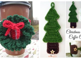 7 Christmas Coffee Mug Cozy Free Crochet Patterns Christmas Coffee Mug Cozy Free Crochet Patterns