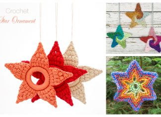 10 Christmas Star Ornament Free Crochet Patterns & Paid Christmas Star Ornament Free Crochet Patterns
