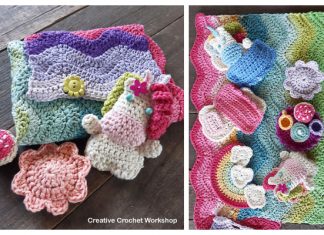 Fold Up Unicorn Play Set Free Crochet Pattern Fold Up Unicorn Play Set Free Crochet Pattern