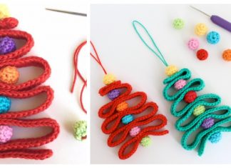 Ribbon Christmas Tree Ornament Free Crochet Patterns Ribbon Christmas Tree Ornament Free Crochet Patterns