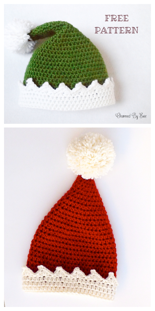 Santa's Helper Elf Hat Free Crochet Patterns