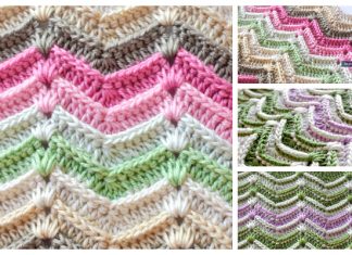 Textured Wave Stitch Free Crochet Pattern Textured Wave Stitch Free Crochet Pattern