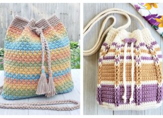 Quick Drawstring Bag Free Crochet Patterns & Paid Quick Drawstring Bag Free Crochet Patterns & Paid