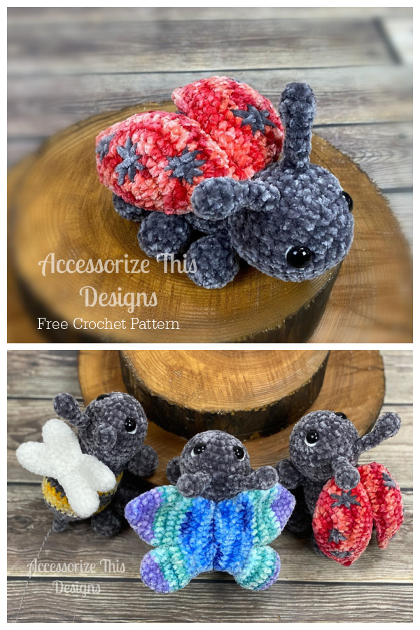 Crochet Pocket Pal Ladybug Amigurumi Free Patterns