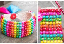 Boho Bead Bracelet Free Crochet Patterns + Video Boho Bead Bracelet Free Crochet Patterns + Video