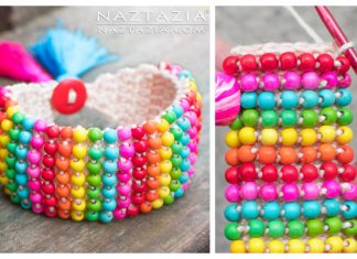 Boho Bead Bracelet Free Crochet Patterns + Video Boho Bead Bracelet Free Crochet Patterns + Video