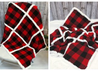 Buffalo Plaid Blanket Free Crochet Patterns Buffalo Plaid Blanket Free Crochet Patterns