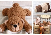 Crochet Lying Bear Amigurumi Free Patterns Crochet Lying Bear Amigurumi Free Patterns