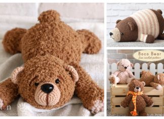 Crochet Lying Bear Amigurumi Free Patterns Crochet Lying Bear Amigurumi Free Patterns