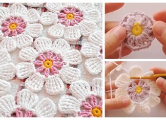 Easy Spring Flower Free Crochet Patterns + Video Easy Spring Flower Free Crochet Patterns + Video