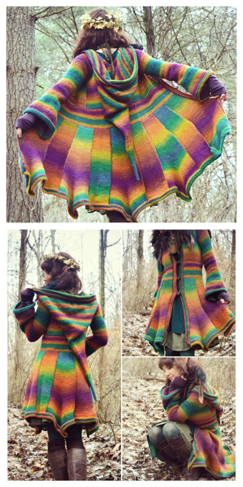 Fantasy Elf Coat Free Crochet Pattern