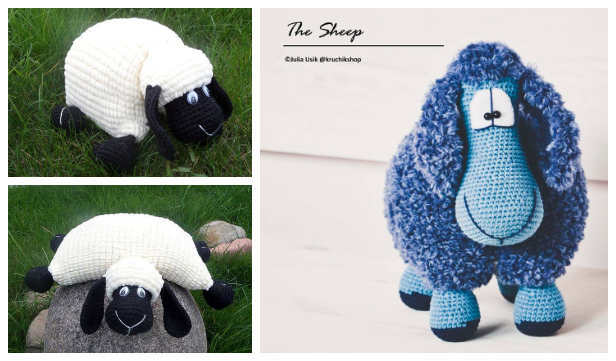 Farmhouse Love My Sheep Pillow Free Crochet Pattern - CrochetKim™