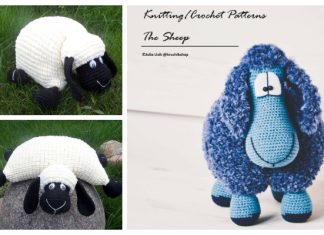 5 Lamb Sheep Pillow Free Crochet Pattern & Paid Lamb Sheep Pillow Free Crochet Pattern & Paid