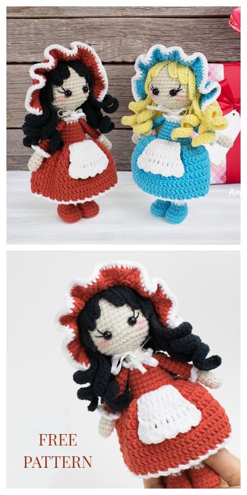 Crochet Lolita Doll Amigurumi Free Pattern