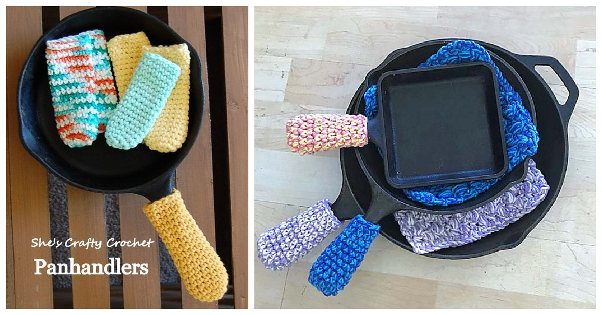 Iron Pan Handle Covers Free Crochet Patterns
