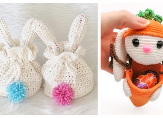 Bunny Easter Gift Bag Free Crochet Patterns & Paid Bunny Easter Gift Bag Free Crochet Patterns