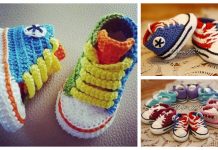 Converse Baby Sneakers Free Crochet Patterns + Video Converse Baby Sneakers Free Crochet Patterns + Video