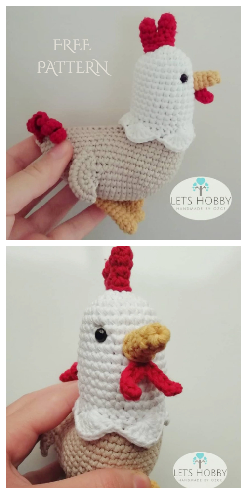 Crochet Chicken Amigurumi Free Patterns