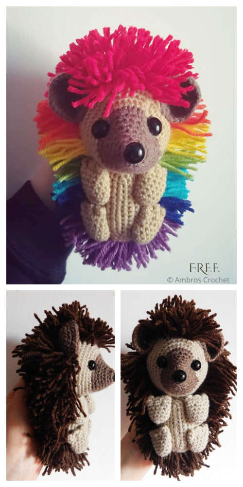 Crochet Hedgehog Amigurumi Free Patterns