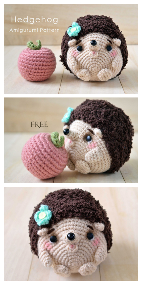 Crochet Hedgehog Amigurumi Free Patterns