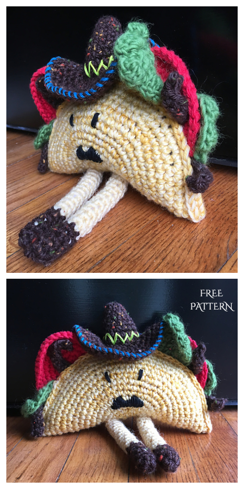 Crochet Senor Taco Amigurumi Free Patterns