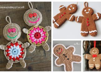 Gingerbread Man Ornament Free Crochet Patterns Gingerbread Man Ornament Free Crochet Patterns