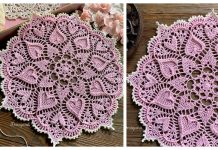 Sweetheart Soiree Doily Free Crochet Pattern Sweetheart Soiree Doily Free Crochet Pattern
