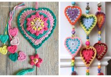 Valentine Heart Wall Hanging Free Crochet Patterns Valentine Heart Wall Hanging Free Crochet Patterns