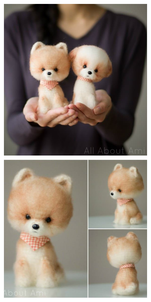 Amigurumi Furry Poodle Dog Crochet Patterns