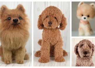 Amigurumi Furry Poodle Dog Crochet Patterns Amigurumi Furry Poodle Dog Crochet Patterns