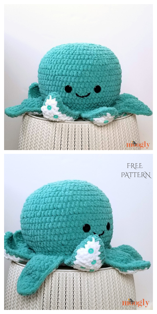 Amigurumi Giant Octopus Pillow Free Crochet Patterns